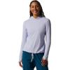Mountain Hardwear Women’s Crater Lake Long Sleeve Hoody for Hiking, Camping, Backpacking, and Casual Wear(Vinca)