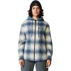 Mountain Hardwear Women’s Plusher Microchill Lined Shirt(Asiatic Blue Ombre Buffalo Check)