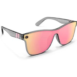 Blenders Eyewear Millenia X2 – Polarized Sunglasses – Flat, Mirrored Lens – 100% UV Protection – For Men & Women(Dakota Mist)