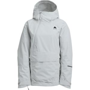 Burton Women’s Reserve 2L 20K Relaxed Fit Anorak Snow Jacket(Gray Cloud)