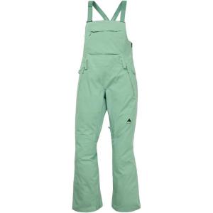 Burton Women’s Reserve 2-Layer Stretch Bib Pants – Waterproof Winter Snowboard Bib Pants with Stretch Fit(Soft Sage)