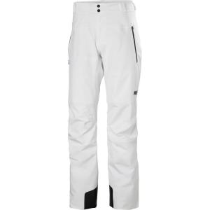 Helly-Hansen Alpha LIFALOFT Insulated Ski Pant – Waterproof Snow Pants – LIFALOFT Warmth & Winter Trousers for Men(001 White)