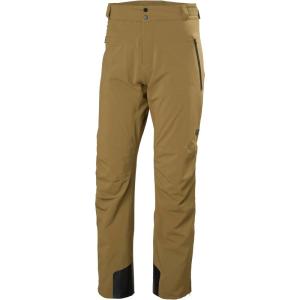 Helly-Hansen Alpha LIFALOFT Insulated Ski Pant – Waterproof Snow Pants – LIFALOFT Warmth & Winter Trousers for Men(718 Sepia)