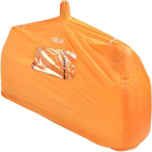 Rab Group Shelter 2 Person Ultralight Emergency Shelter for Mountaineering & Backcountry Skiing(Orange)