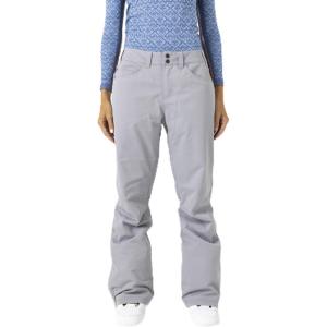 Roxy womens Backyard Snow Pant – 10k Waterproof Ski & Snowboard Pants, Pfas-free, Tailored Fit, Insulated(Grey)