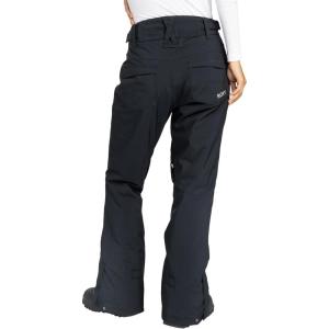 Roxy womens Backyard Snow Pant – 10k Waterproof Ski & Snowboard Pants, Pfas-free, Tailored Fit, Insulated(Onyx)