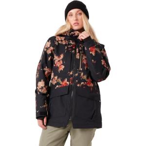 Roxy womens Incline Parka Jacket – 15k Waterproof, Insulated, Pfas-free, Hydrosmart Collar(Rose)