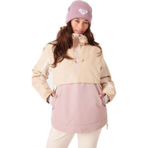 Roxy womens Shelter Snowboard Jacket – 10k Waterproof Insulated Ski Jacket, Pfas-free, Hydrosmart Collar(Red)