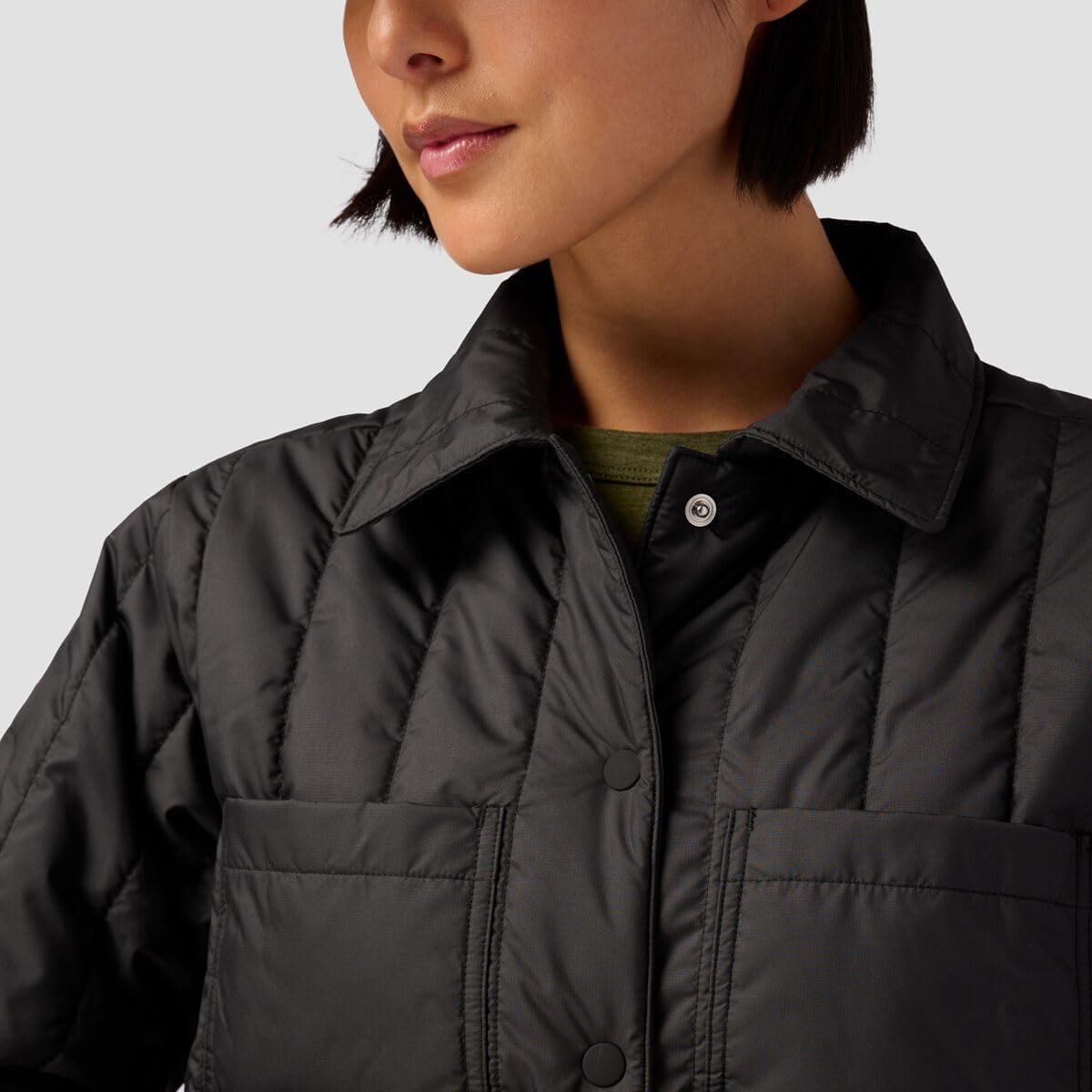 imageBackcountry Oakbury Synthetic Quilted Shirt Jacket WomensBlack
