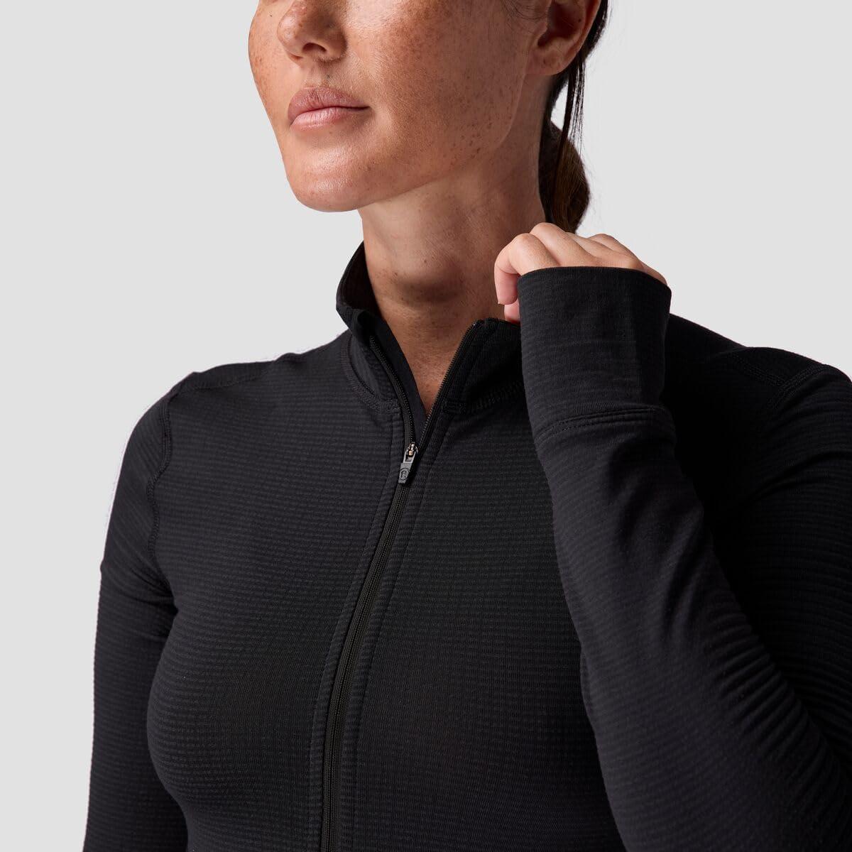 imageBackcountry Pines Microgrid UltraLt Baselayer 14Zip Top WomensBlack