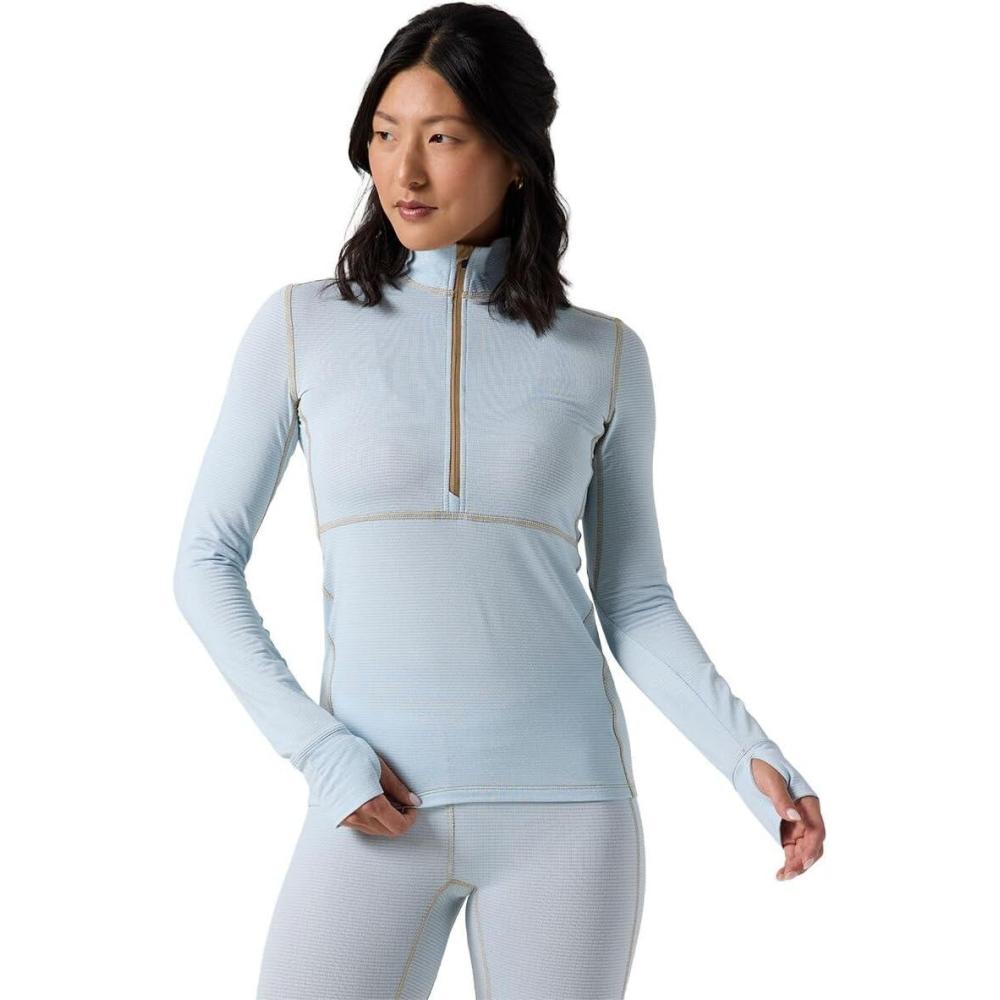 imageBackcountry Pines Microgrid UltraLt Baselayer 14Zip Top WomensSkyride