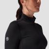 Backcountry, Pines Microgrid Ultra-Lt Baselayer 1/4-Zip Top – Women’s(Black)