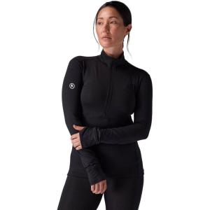 Backcountry, Pines Microgrid Ultra-Lt Baselayer 1/4-Zip Top – Women’s(Black)