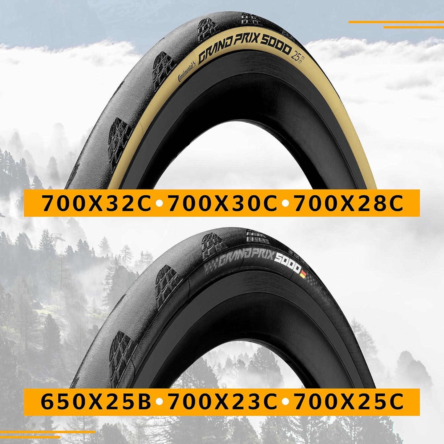 imageContinental Grand Prix 5000 Performance Road Bike TireClincher