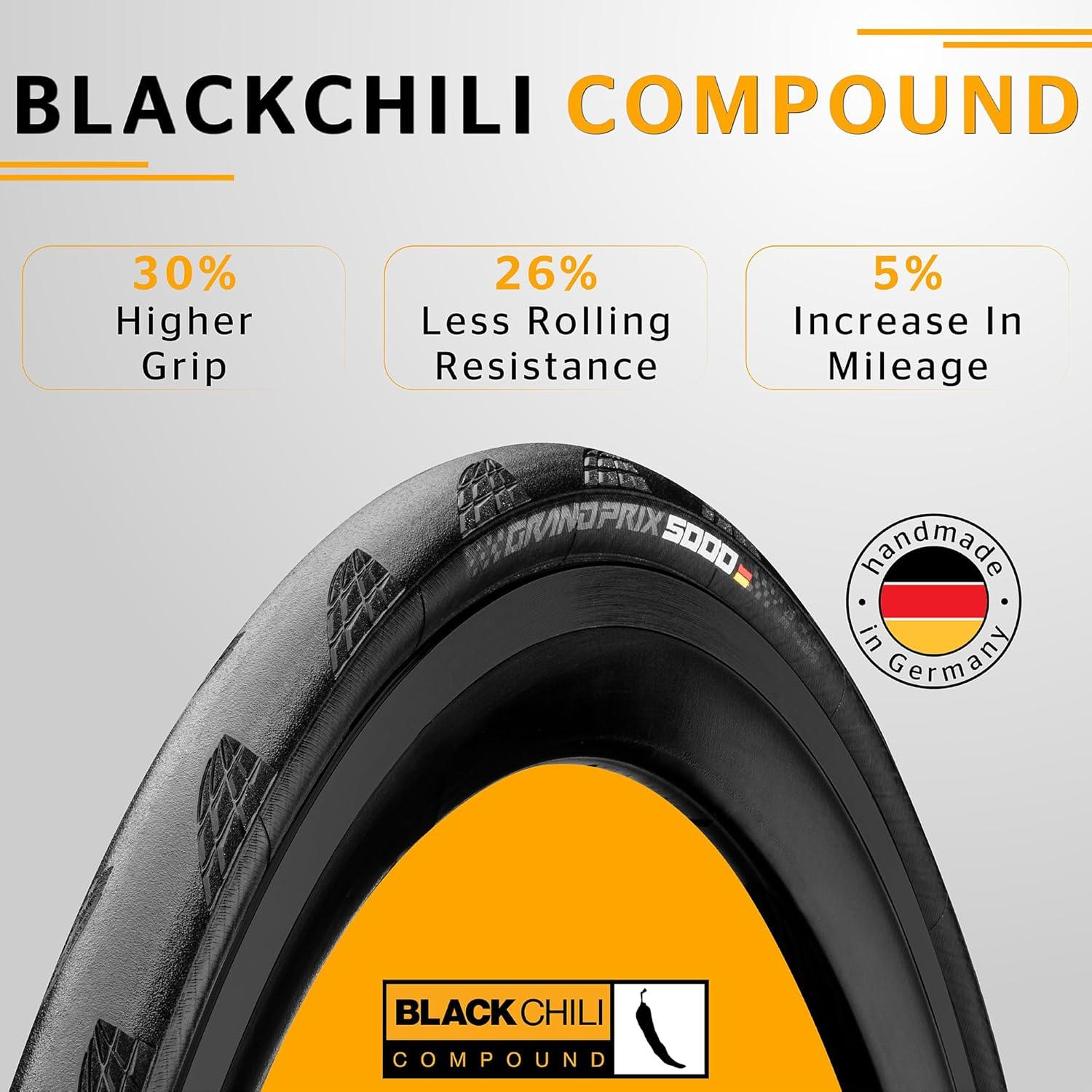 imageContinental Grand Prix 5000 Performance Road Bike TireClincher