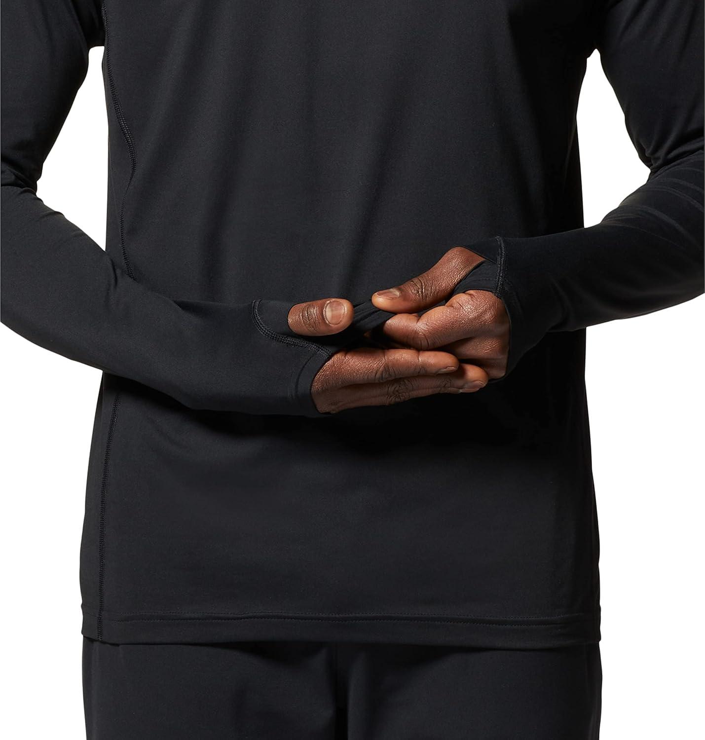 imageMountain Hardwear Mens Crater Lake Hoody for Hiking Camping Backpacking and Casual WearBlack