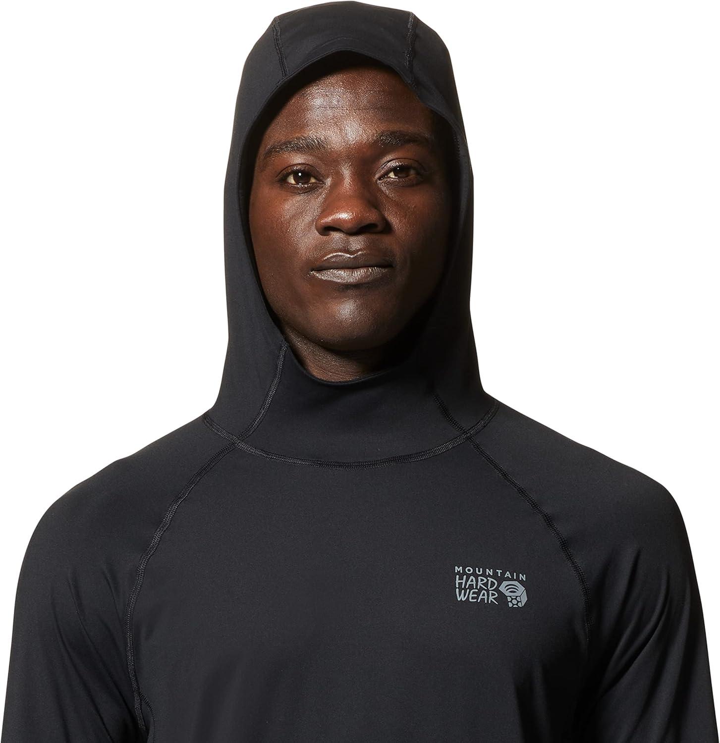 imageMountain Hardwear Mens Crater Lake Hoody for Hiking Camping Backpacking and Casual WearBlack