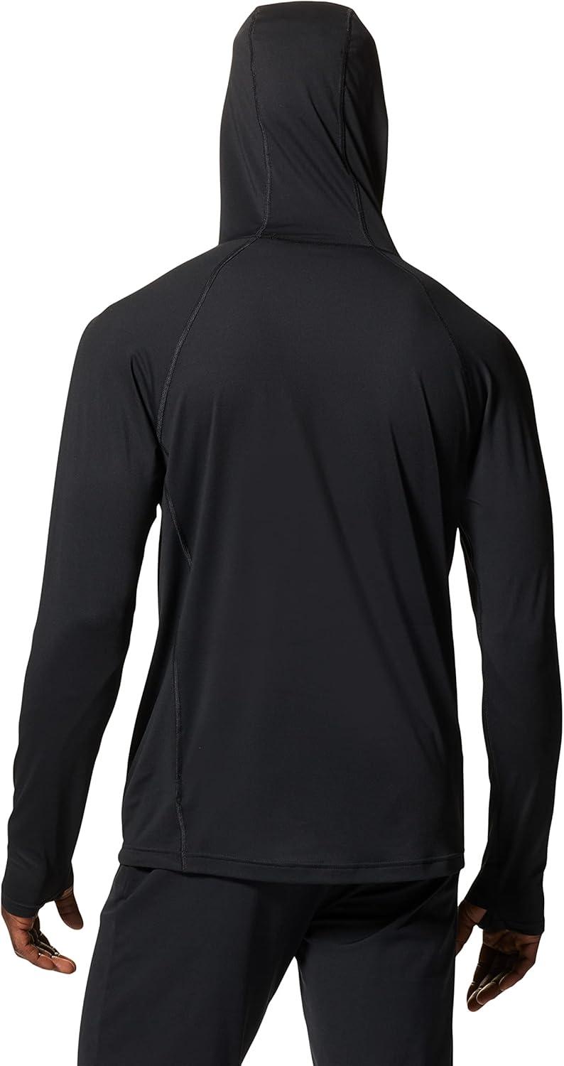 imageMountain Hardwear Mens Crater Lake Hoody for Hiking Camping Backpacking and Casual WearBlack