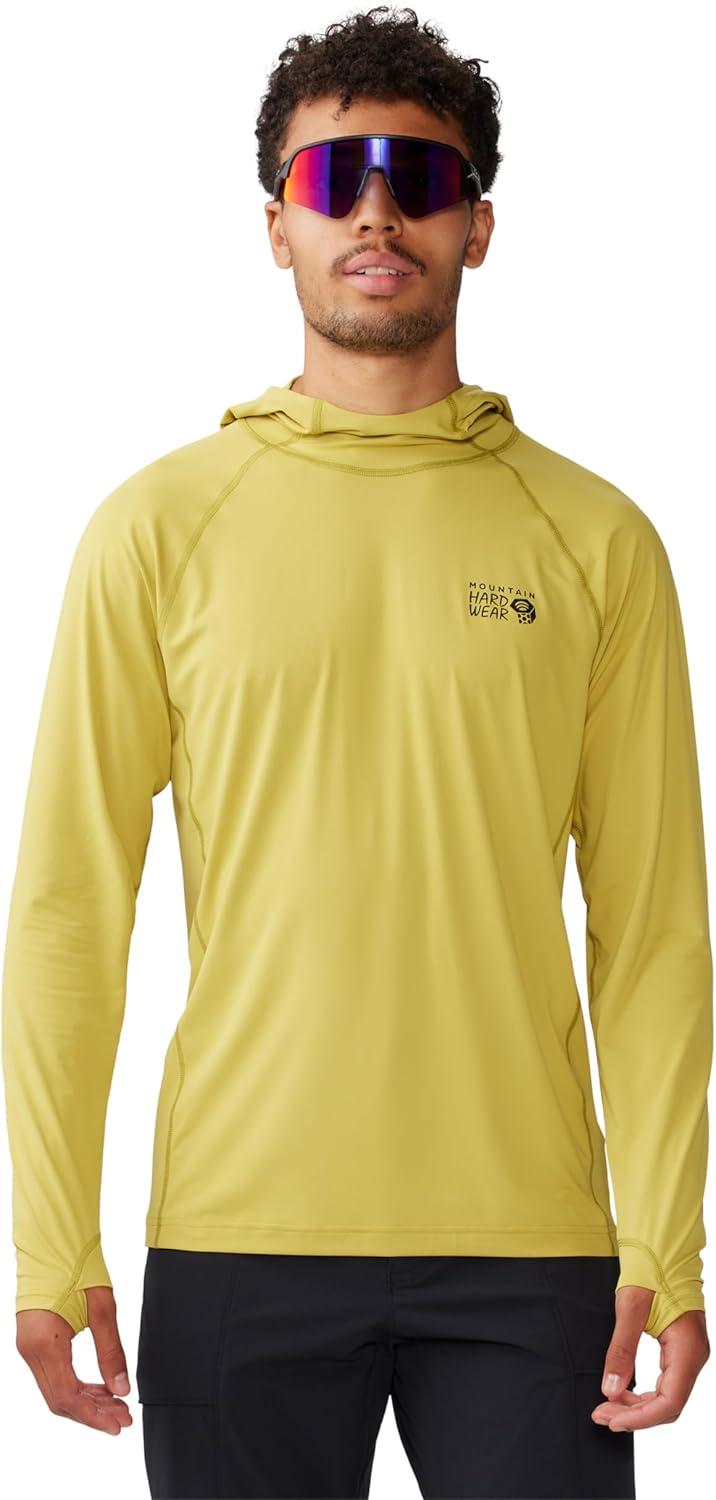 imageMountain Hardwear Mens Crater Lake Hoody for Hiking Camping Backpacking and Casual WearBright Olive