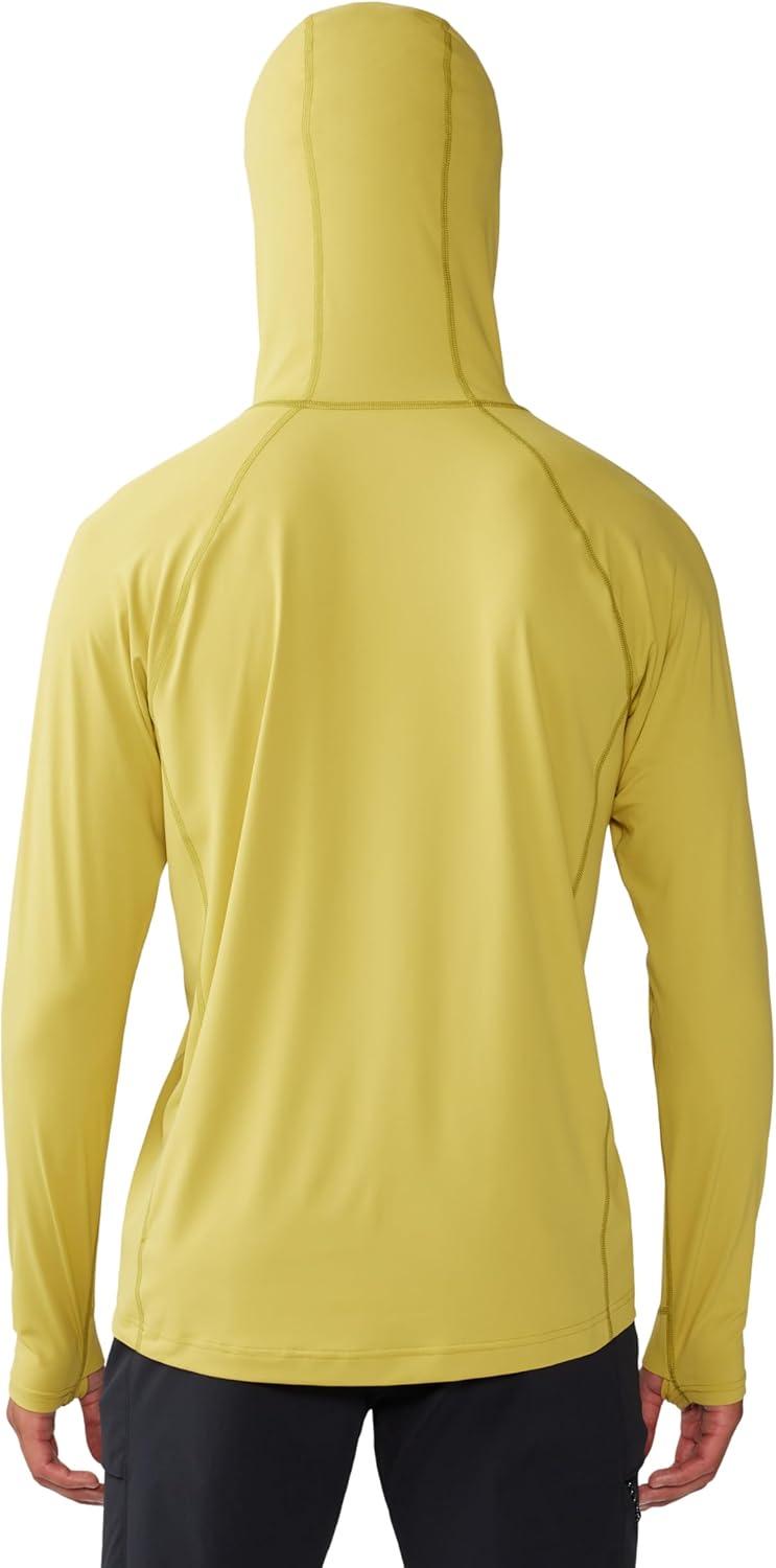 imageMountain Hardwear Mens Crater Lake Hoody for Hiking Camping Backpacking and Casual WearBright Olive