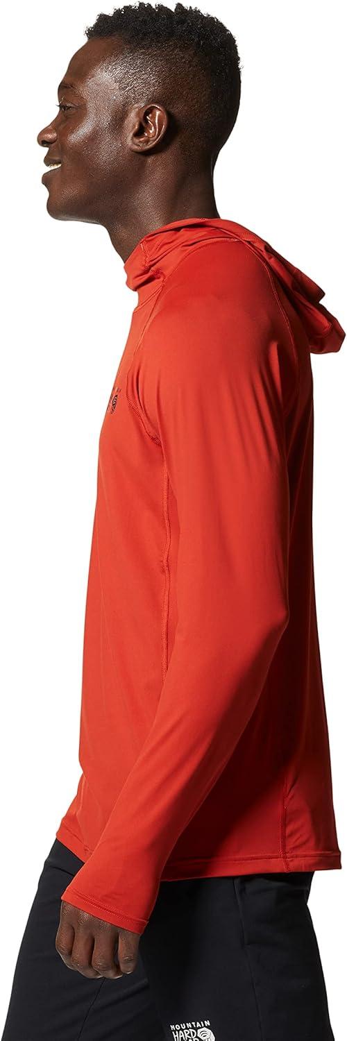 imageMountain Hardwear Mens Crater Lake Hoody for Hiking Camping Backpacking and Casual WearDesert Red