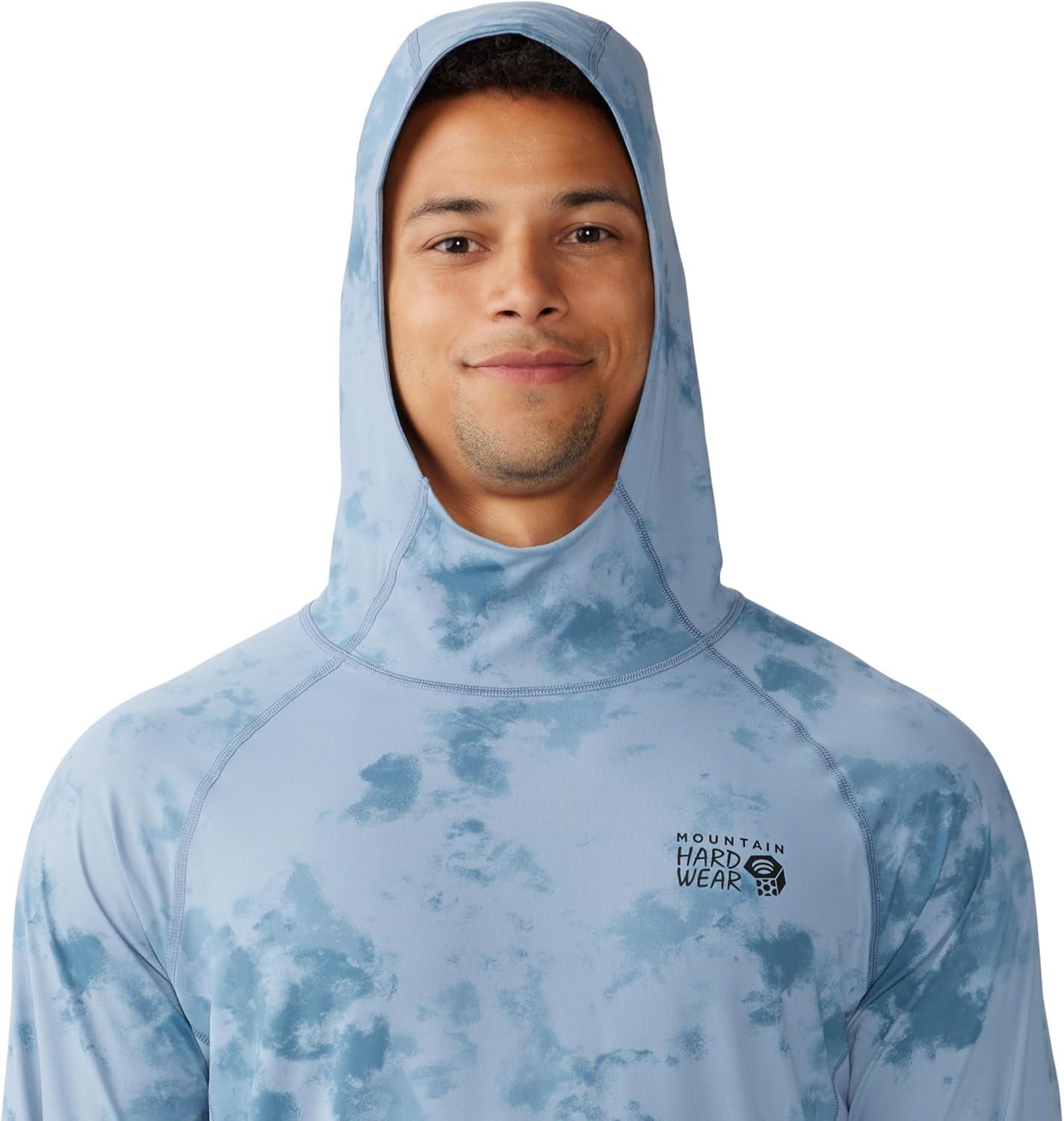 imageMountain Hardwear Mens Crater Lake Hoody for Hiking Camping Backpacking and Casual WearElement Nebula Print