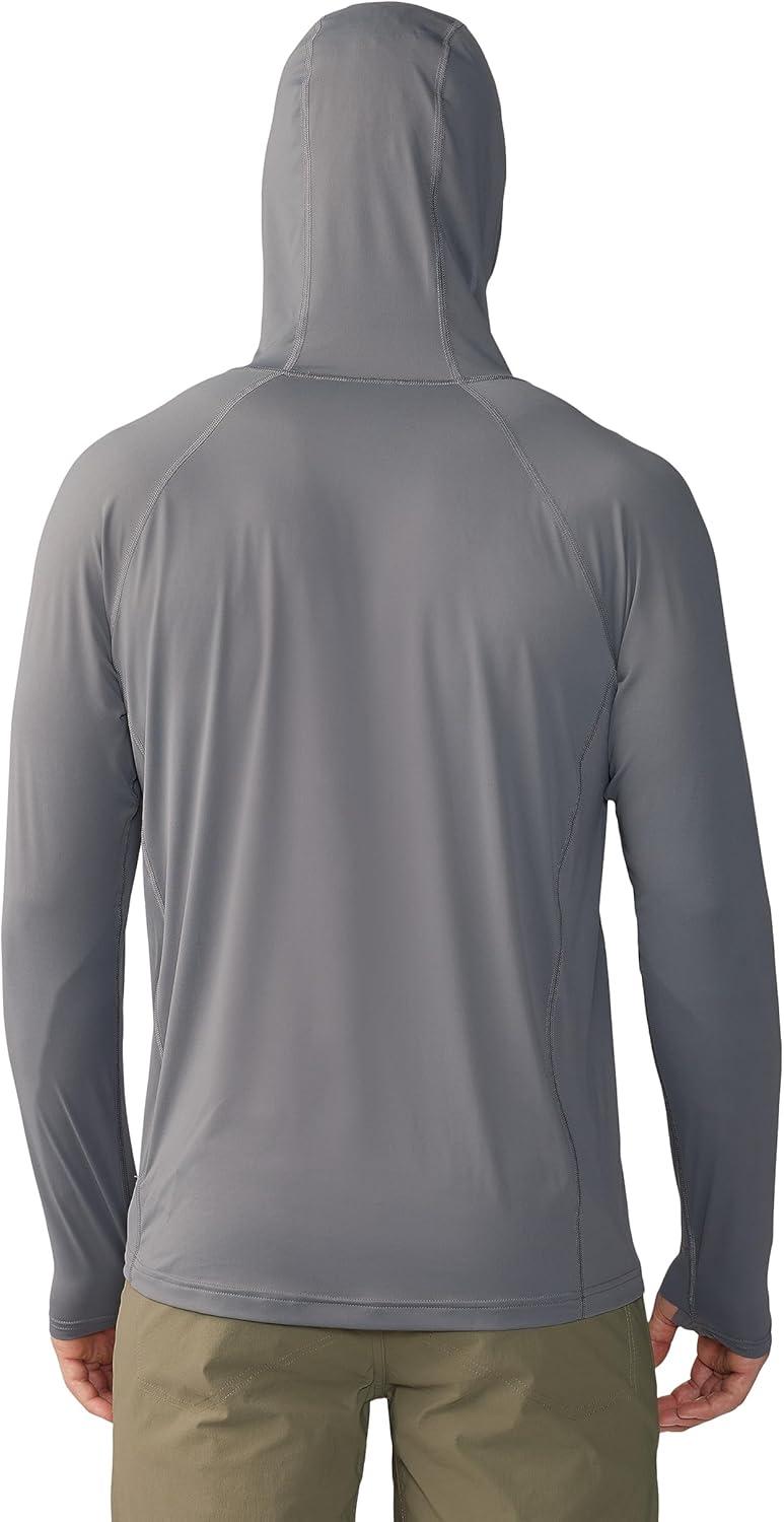 imageMountain Hardwear Mens Crater Lake Hoody for Hiking Camping Backpacking and Casual WearFoil Grey