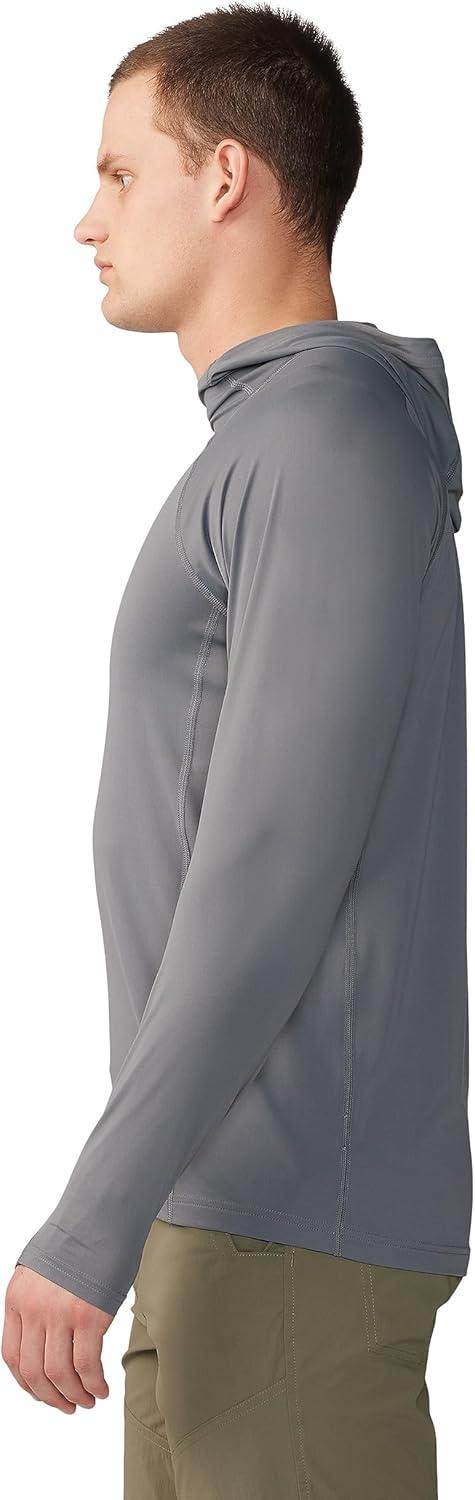 imageMountain Hardwear Mens Crater Lake Hoody for Hiking Camping Backpacking and Casual WearFoil Grey