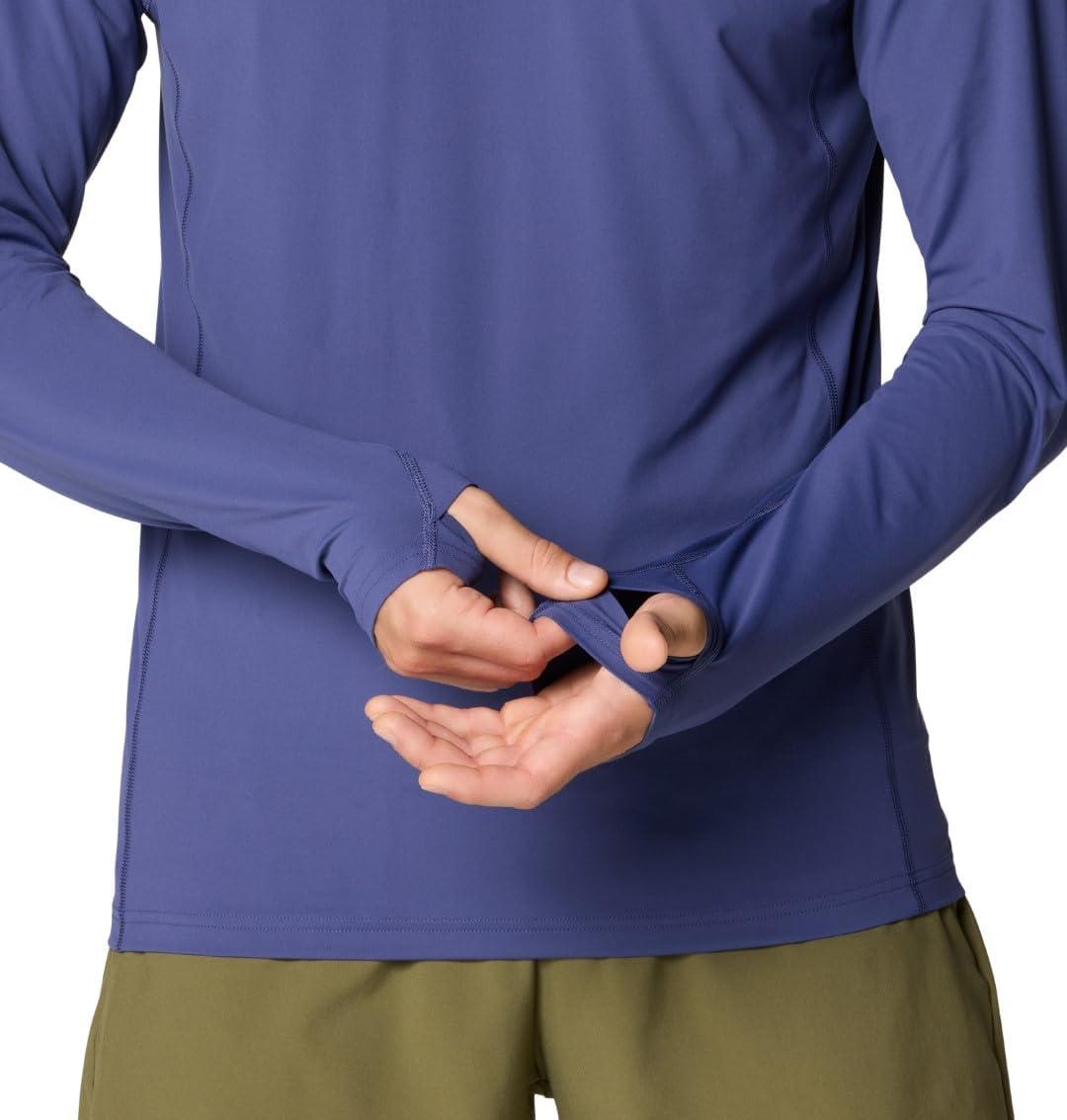 imageMountain Hardwear Mens Crater Lake Hoody for Hiking Camping Backpacking and Casual WearLapis Dusk