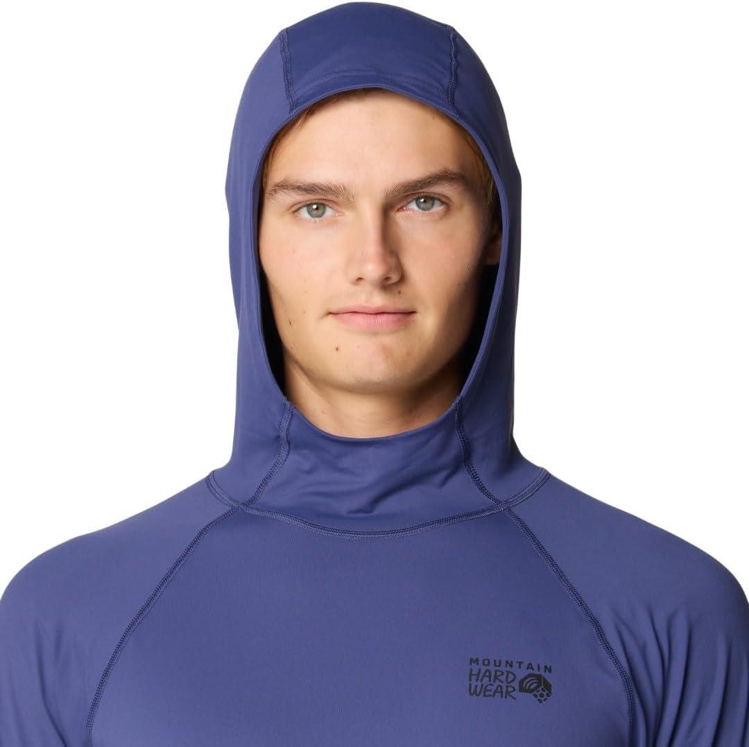 imageMountain Hardwear Mens Crater Lake Hoody for Hiking Camping Backpacking and Casual WearLapis Dusk