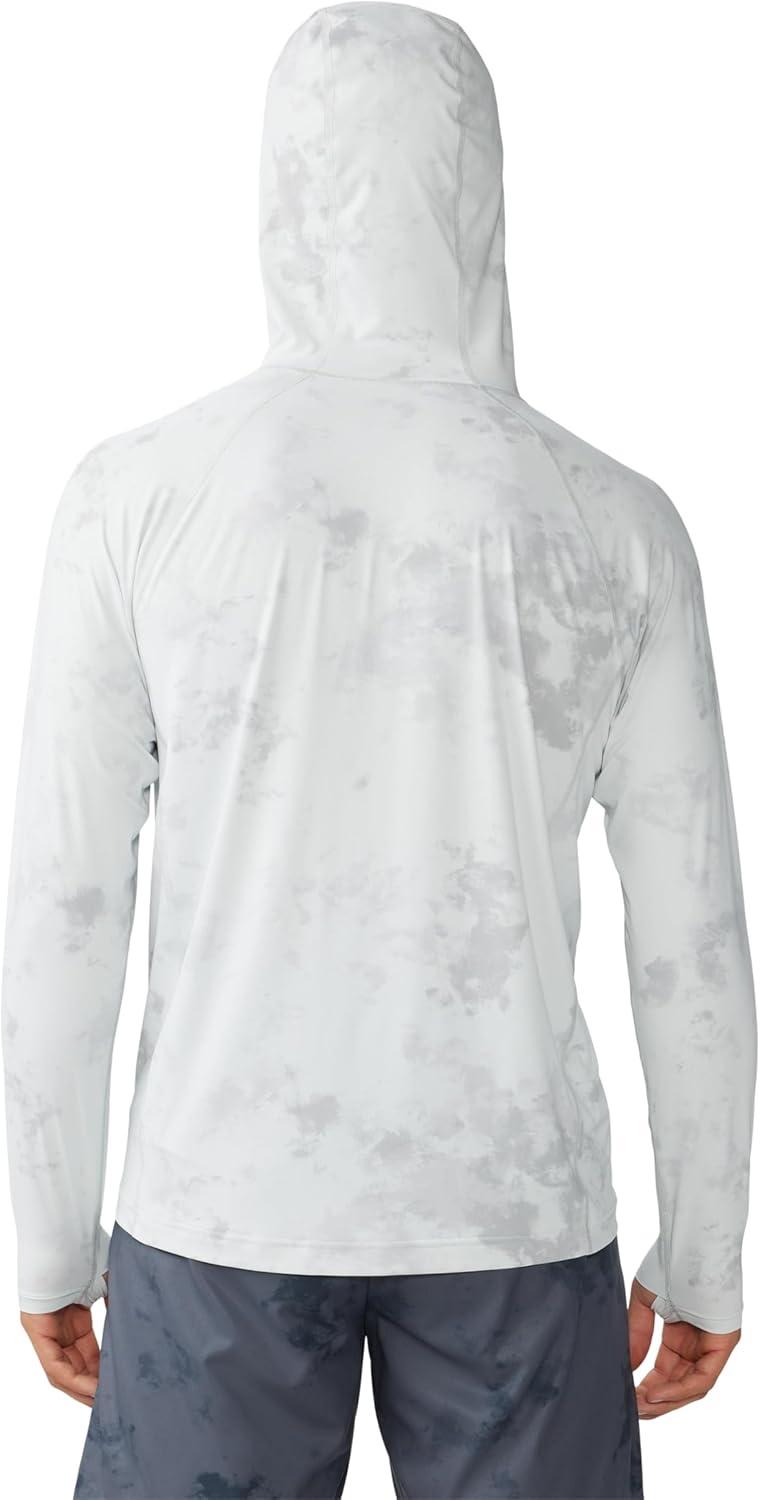 imageMountain Hardwear Mens Crater Lake Hoody for Hiking Camping Backpacking and Casual WearMhw White Nebula Print