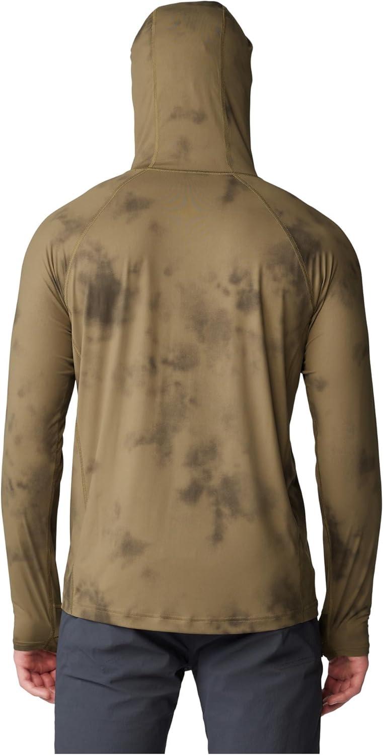 imageMountain Hardwear Mens Crater Lake Hoody for Hiking Camping Backpacking and Casual WearRaw Clay Clouds Dye Print