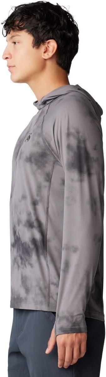 imageMountain Hardwear Mens Crater Lake Hoody for Hiking Camping Backpacking and Casual WearSediment Clouds Dye Print
