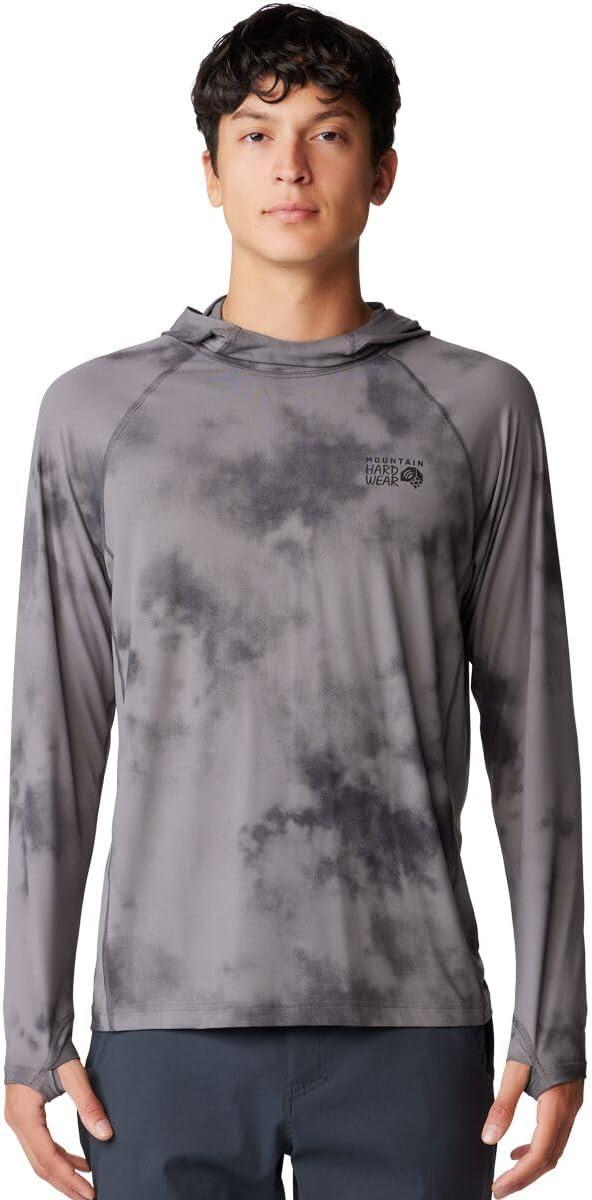 imageMountain Hardwear Mens Crater Lake Hoody for Hiking Camping Backpacking and Casual WearSediment Clouds Dye Print