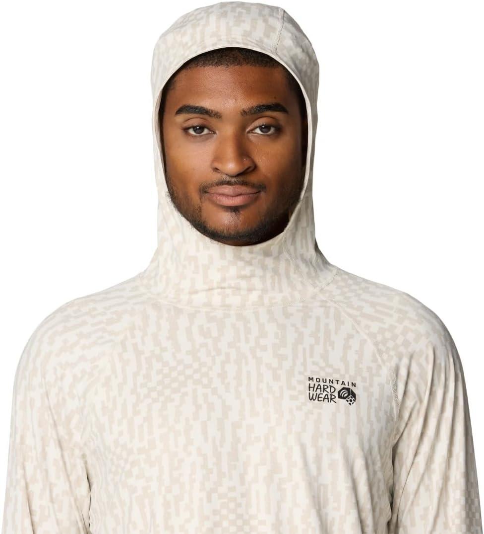 imageMountain Hardwear Mens Crater Lake Hoody for Hiking Camping Backpacking and Casual WearStone Digidaze Print
