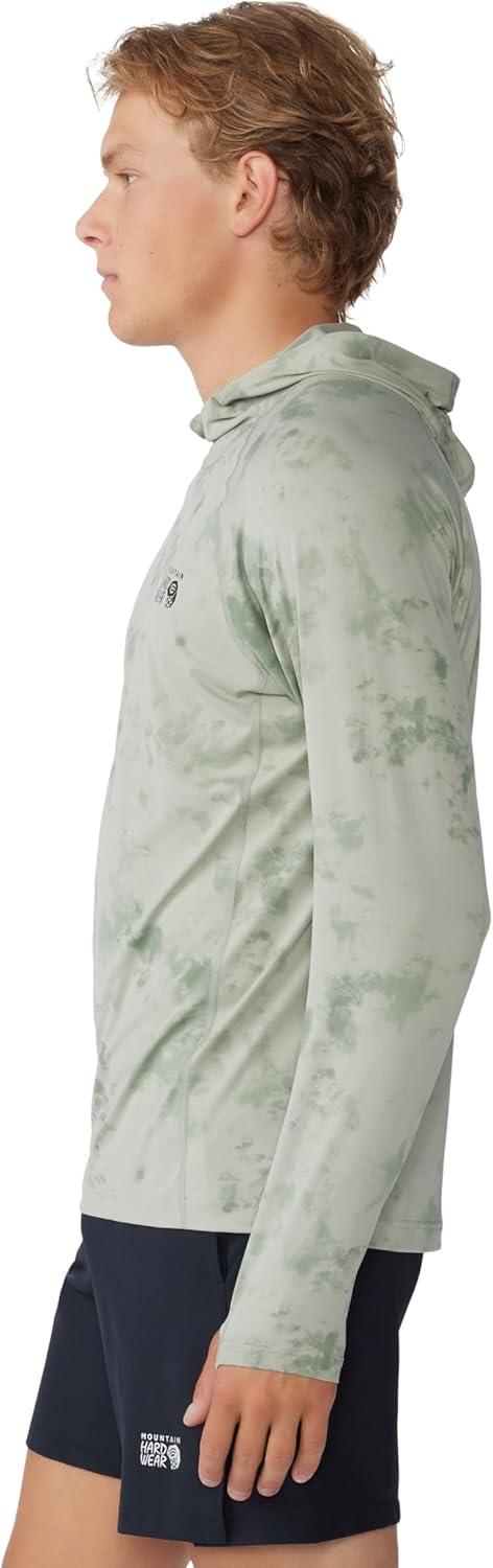 imageMountain Hardwear Mens Crater Lake Hoody for Hiking Camping Backpacking and Casual WearWhite Sage Nebula Print