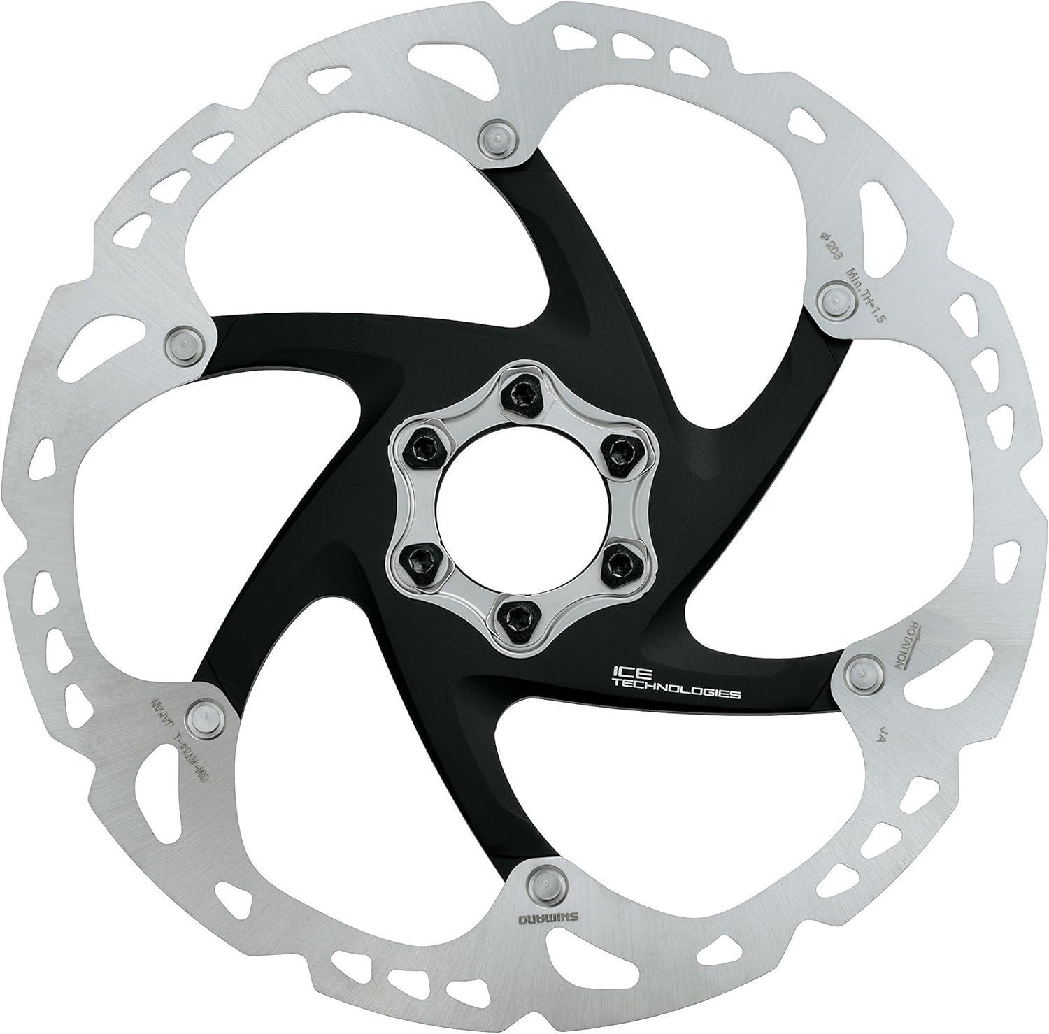 imageShimano XT SMRT86 Rotor 6Bolt One Color 180mmAluminium Black