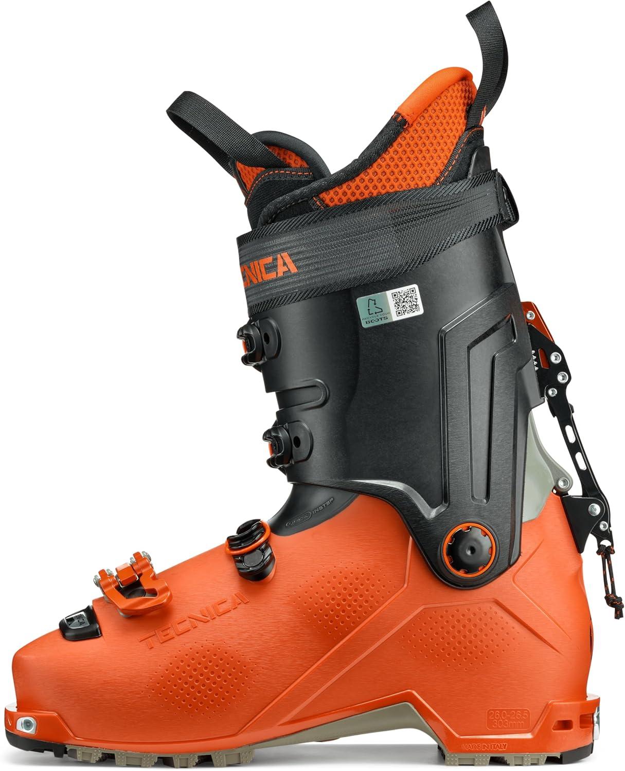 imageTecnica Zero G Tour Pro BackcountryTouring Mens Downhill Ski BootDusk Orange