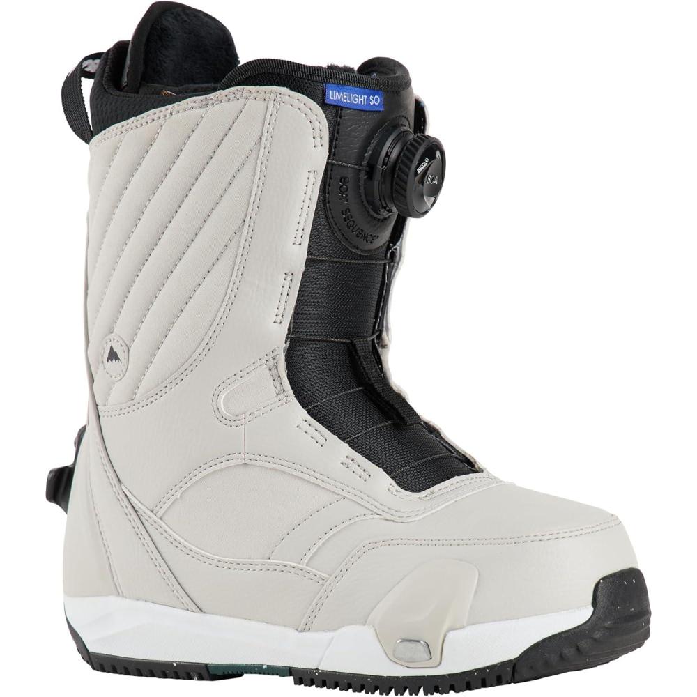 imageBurton Womens Limelight Step On Snowboard BootsGray Cloud
