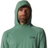 Mountain Hardwear Men’s Crater Lake Hoody for Hiking, Camping, Backpacking, and Casual Wear(Aloe)