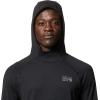 Mountain Hardwear Men’s Crater Lake Hoody for Hiking, Camping, Backpacking, and Casual Wear(Black)
