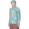Mountain Hardwear Men’s Crater Lake Hoody for Hiking, Camping, Backpacking, and Casual Wear(Blue Sage Inked Dyed Print)