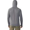Mountain Hardwear Men’s Crater Lake Hoody for Hiking, Camping, Backpacking, and Casual Wear(Foil Grey)