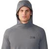 Mountain Hardwear Men’s Crater Lake Hoody for Hiking, Camping, Backpacking, and Casual Wear(Foil Grey)