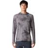 Mountain Hardwear Men’s Crater Lake Hoody for Hiking, Camping, Backpacking, and Casual Wear(Sediment Clouds Dye Print)