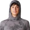 Mountain Hardwear Men’s Crater Lake Hoody for Hiking, Camping, Backpacking, and Casual Wear(Sediment Clouds Dye Print)