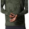 Mountain Hardwear Men’s Crater Lake Hoody for Hiking, Camping, Backpacking, and Casual Wear(Surplus Green Scatter Dye Print)