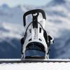 Nidecker Flow NX2 Snowboard Bindings – All-Mountain Power with Aluminum Baseplate & Fusion Strap(White)