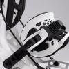 Nidecker Flow NX2 Snowboard Bindings – All-Mountain Power with Aluminum Baseplate & Fusion Strap(White)