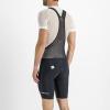 Sportful Men’s Classic Bibshort for Road Biking, Cycling and Racing(Black Ash Grey)